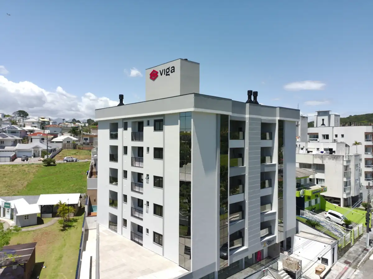 Fachada do Residencial Villagos concluído